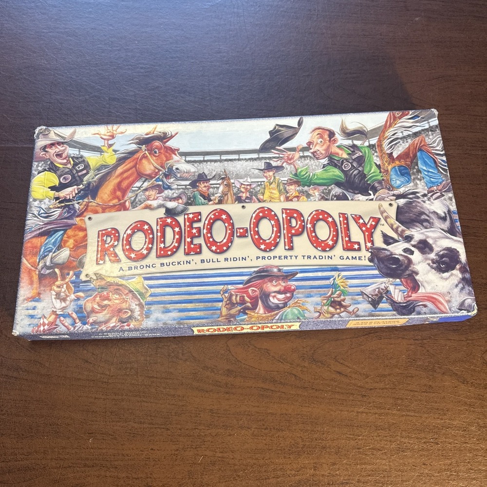 Rodeo-Opoly Monopoly Board Game Late For The Sky Made In The USA - See Desc.